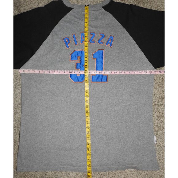 Vintage Y2K Mike Piazza #31 New York Mets Mirage T-Shirt Jersey Men's XXL - Picture 8 of 8